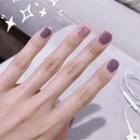 Glitter Faux Nail Tips R109 - Purple - One Size