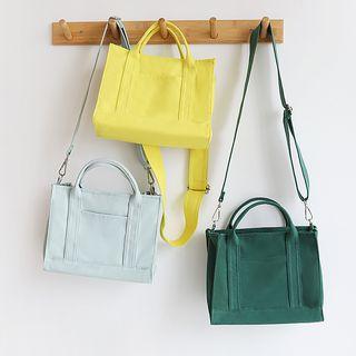 Canvas Canvas Tote With Shoulder Strap