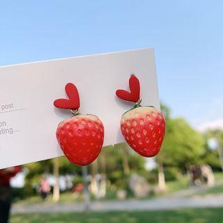 Alloy Strawberry Earring