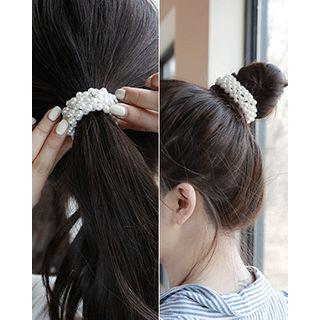 Fax-pearl Beaded Hair Tie