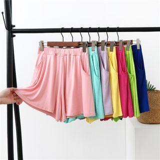Elastic-waist Sweat Shorts