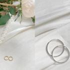 Sliver Hoop Earrings In 2 Types