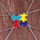 Set Of 4: Puzzlel-drop Necklace