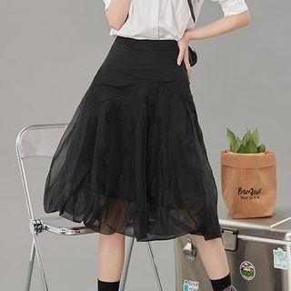 Seersucker Semi Skirt