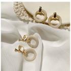 Hoop Stud Earring / Clip-on Earring