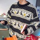 Deer Pattern Sweater