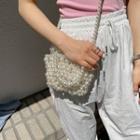 Faux-pearl Mini Crossbody Bag Ivory - One Size