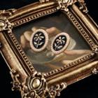 Floral Stud Earring 1 Pair - Black - One Size