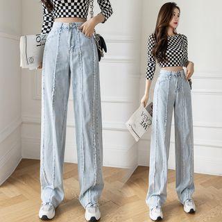 Loose-fit Wide-leg Shift Jeans