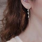 Bow Fringed Earring 1 Pair - Gold - One Size