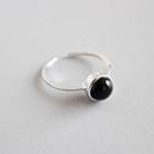 925 Sterling Silver Gemstone Open Ring As Shown In Figure - One Size
