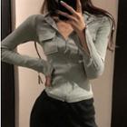 Hooded Zipper Shirt
