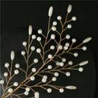 Wedding Faux Pearl Branches Head Piece As Shown In Figure - One Size