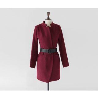 Plain Knit Coat