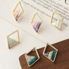 Geometric Acetate Alloy Earring