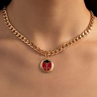 Ladybird Pendant Alloy Necklace / Bracelet