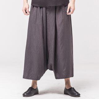 Wide-leg Low-crotch 9/l Pants