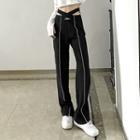 Cross Strap Straight Leg Pants