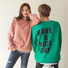 Couple Have A Nice Day Thick Sweatshirt