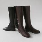 Square-toe Tall Ridding Boots