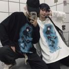 Couple Matching Long Sleeve Bear Print T-shirt