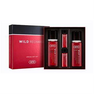 Missha - For Men Wild Recharge Set: Toner 180ml + 30ml + Emulsion 170ml + 30ml