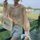 Chiffon Light Jacket As Shown In Figure - One Size