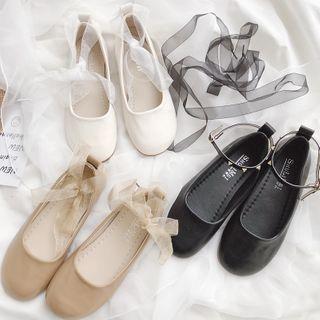 Ankle Strap Ballet Flats
