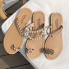 Toe Ring Beaded Sandals