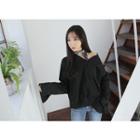 V-neck Loose-fit Sweatshirt