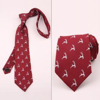 Deer Print Neck Tie 021 - One Size