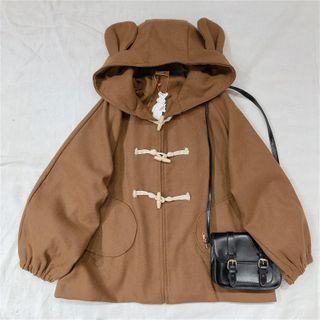 Bear Hooded Zip Jacket
