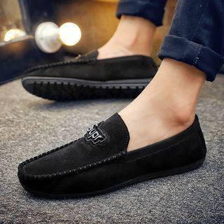 Letter Applique Loafers