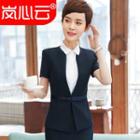 Short-sleeve Blazer / Set: Short-sleeve Blazer + Skirt / + Short-sleeve Shirt