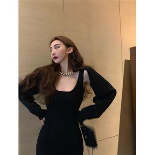 Knit Tank Dress / Cardigan