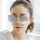 Asymmetric Frame Panel Sunglasses