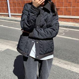 Plain Loose-fit Cotton Jacket