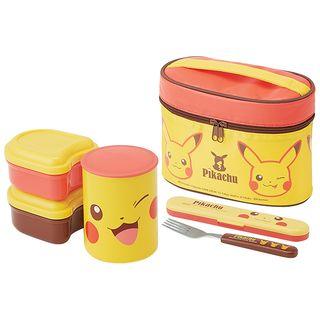 Pokemon Thermal Lunch Box Set (pikachu Face)