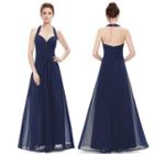 Halter Sheath Evening Gown