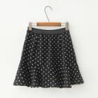 Polka Dot A-line Mini Skirt