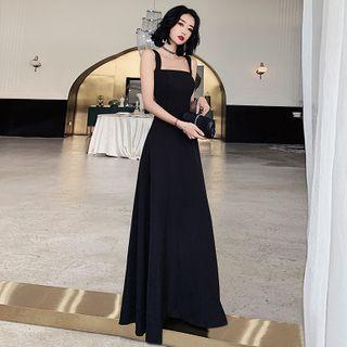 Spaghetti Strap A-line Gown