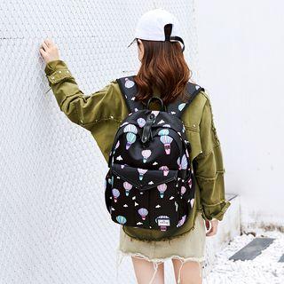 Lightweight Balloon Patterned Backpack