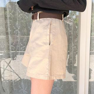 Belt Set Cotton Chino Shorts