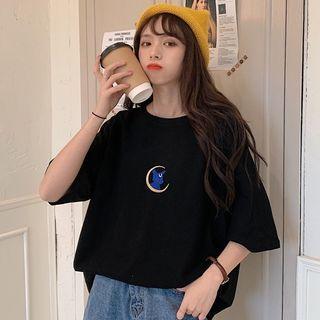 Pattern Print Short-sleeve T-shirt