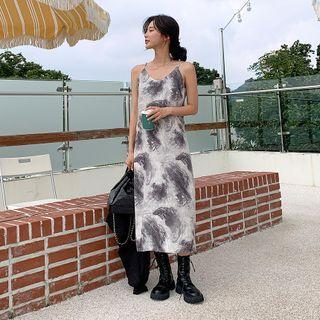 Spaghetti-strap Dye Dress