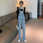 Wide-leg Jumper Jeans / Long-sleeve T-shirt