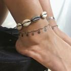 Metal Star / Shell Anklet
