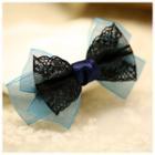 Lace Bow Accent Hair Clip
