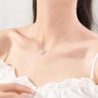 Letter Rhinestone Necklace (various Designs)