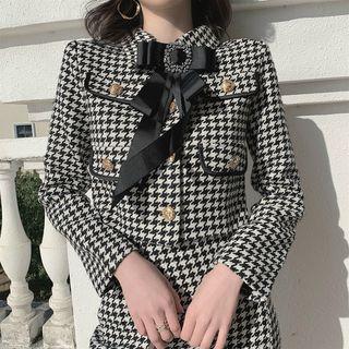 Houndstooth Jacket / Skirt